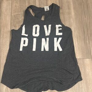 PINK Victoria's Secret Women's Gray Tank Top
